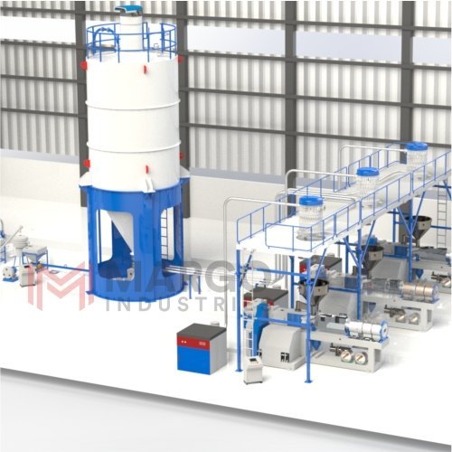 Batch weighing system, Capacity : 50 ton