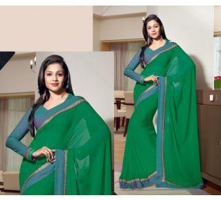 Printed Georgette Saree