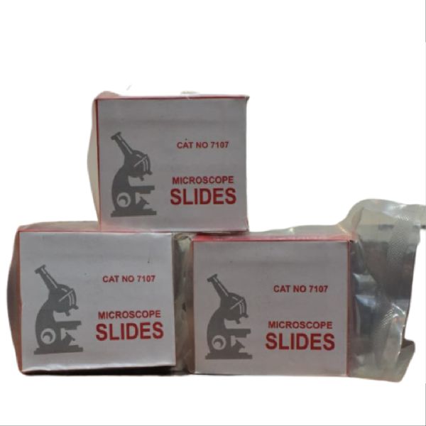 Glass 7107 FROSTED MICROSCOPE SLIDES, Size : 76.2mm X 25.4mm, 76.2mm X ...