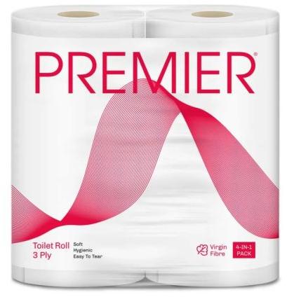 Plain Paper Premier Toilet Roll, Feature : Eco Friendly