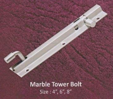 Stainless Steel Marble Tower Bolt, for Furniture-Hardware Fitting, Finish Type : Matt Finish