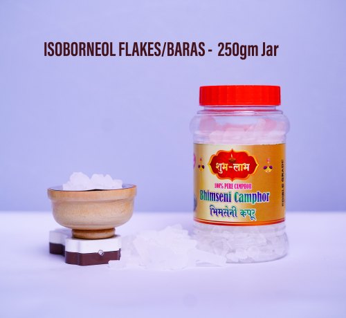 250 gm Isoborneol Flakes Jar, for Religious, Worship, Shape : Round