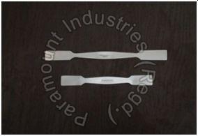 Polished Stainless Steel Both Side Flat Spatula, for Laboratory, Hospital Industries., Feature : Fine Finish