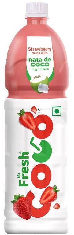 Mr. Fresh Coco Straberry Drink 1ltr, Certification : FSSC 22000 Certified