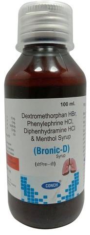 Dextromethorphan combination cough Syrup, Bottle Size : 100 ml