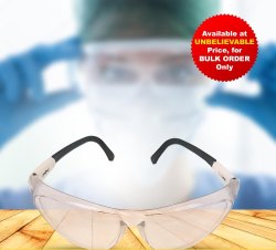 Plastic Eye Protect Goggles, Color : White