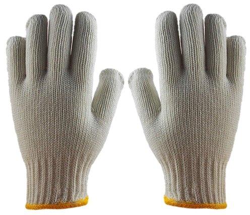  Plain safety cotton gloves, Finger Type : Full Fingered