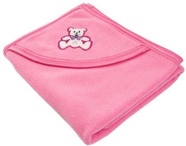 Pink Anti Pilling Baby Wrap, Size : 30*35 cm