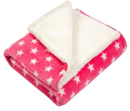 Star Sherpa Baby Soft Blanket