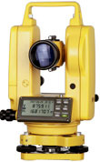 Polished Glass Electronic Theodolite, for Construction Use, Color : Yellow