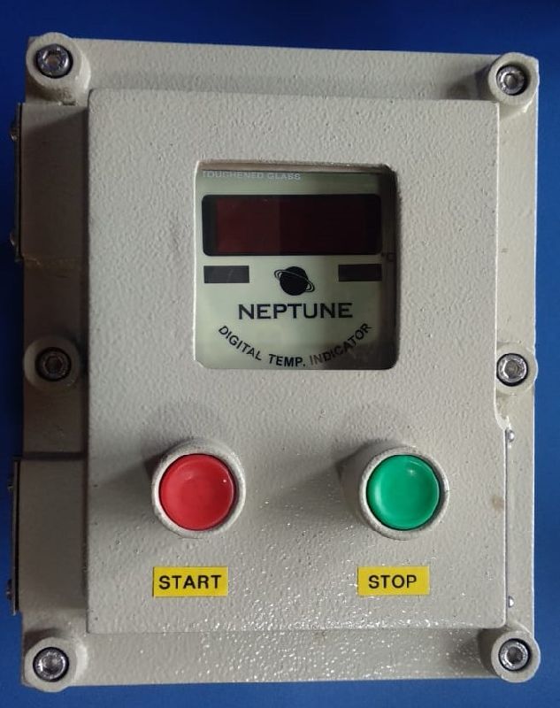 Flamproof Temp. Indcator with moter Start-Stop push btton