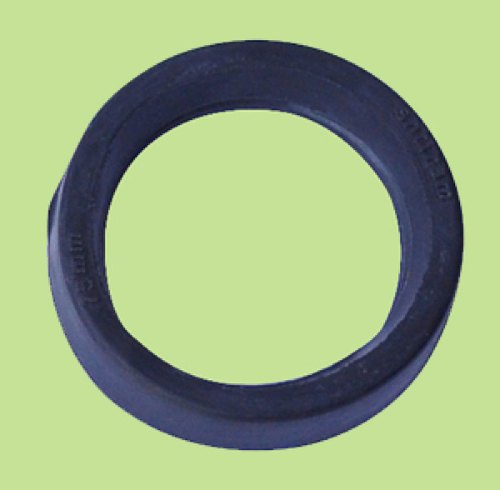 Round Rubber Ring, Color : Black