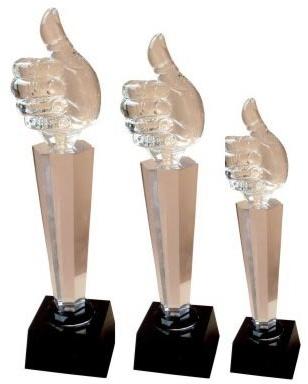 crystal trophy