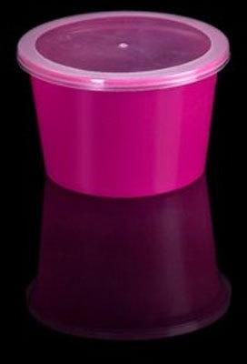 500 ml Pink Plastic Round Container