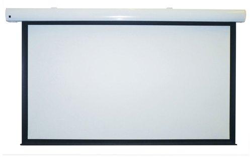 Motorized Projection Screen, Color : White