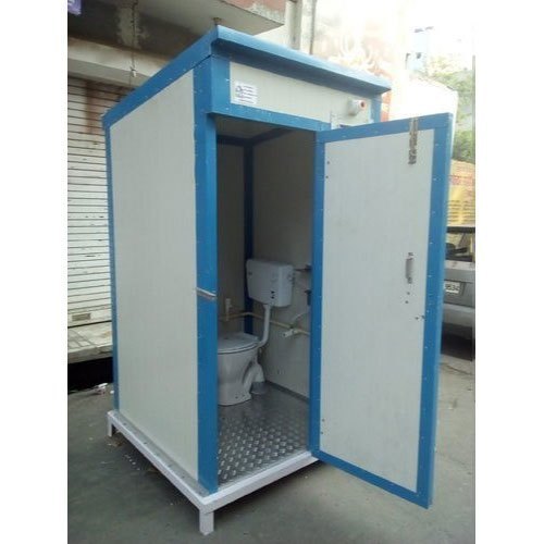 Color Coated FRP Portable Toilet, Size : 4 x 6 ft