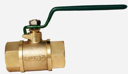 Huno Polished Brass Ball Valves, for Gas Fitting