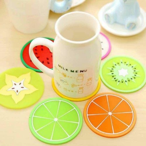 Plastic Tea Coaster, Shape : Round