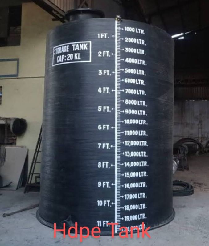 Vertical Coated FRP HDPE Tank, for Storage Use, Feature : Double Walled, Durable, Leakage Proof