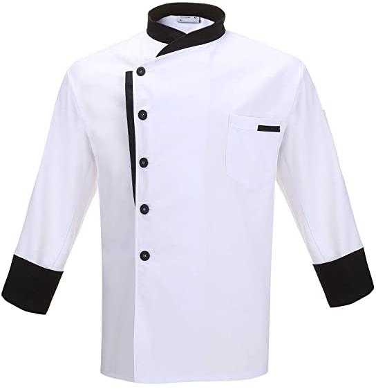 Plain Cotton chef uniform, Size : S, XL, XXL, 2XL, 3XL, 4XL