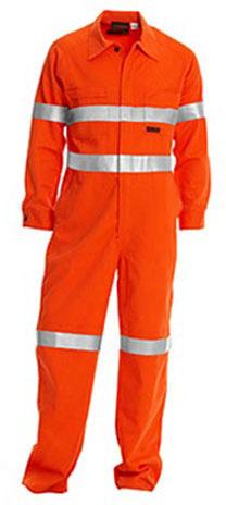Cotton Collar Fire Safety Coverall, for Constructional Use, Industrial, Gender : Female, Male, Unisex