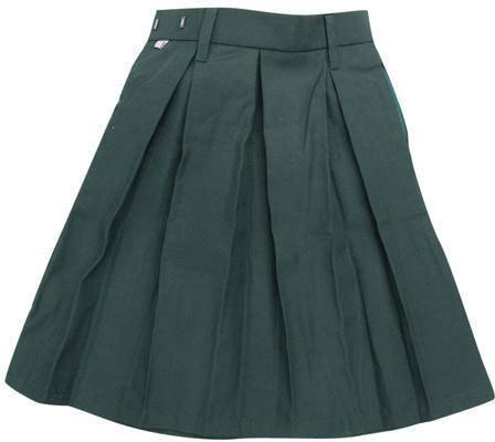 Plain Cotton School Uniform Skirt, Feature : Anti-shrink, Breathable, Quick Dry