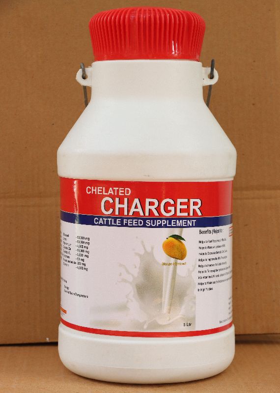 Chelated Charger Cattle Feed Supplement-5 Ltr.