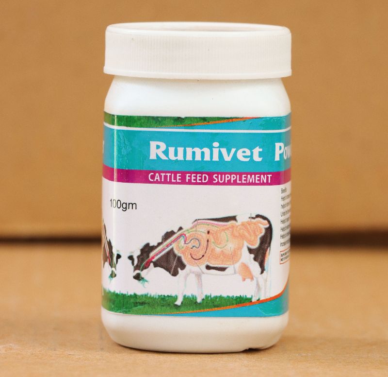 Rumivet Cattle Feed Supplement-100gm, Packaging Type : Bottles