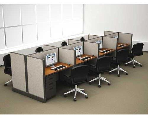 Plywood/Laminate Office Modular Workstations, Size : custom