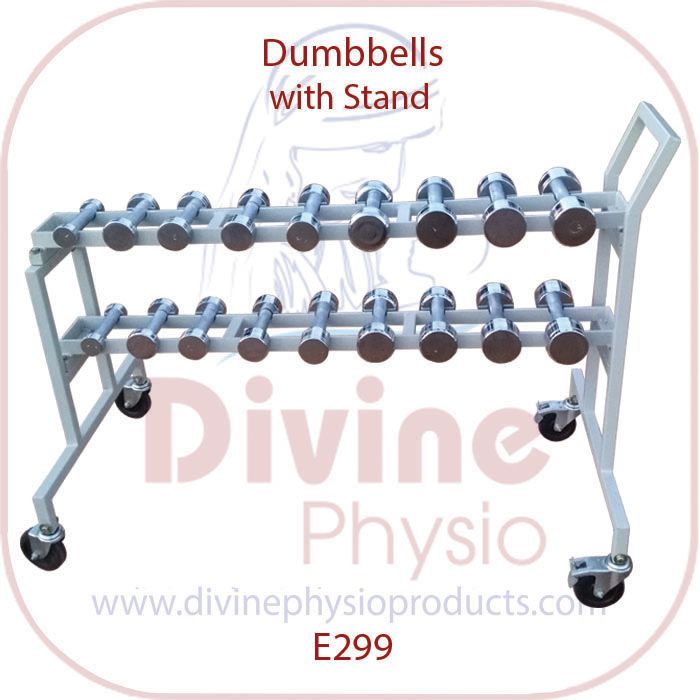 Dumbbells with Stand, for Helps in hand exercise