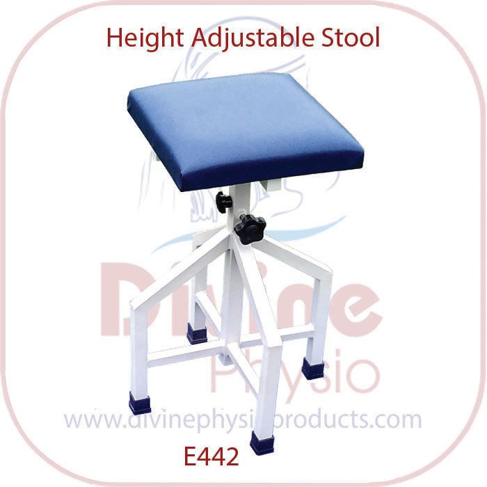 Height Adjustable Square Stool