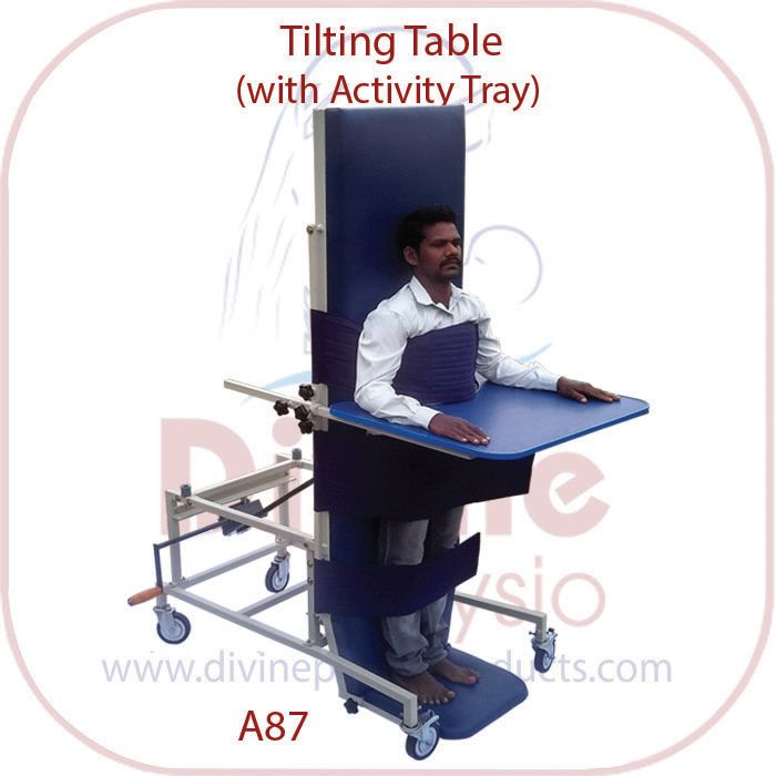 Manual Tilting Table with Activity Tray