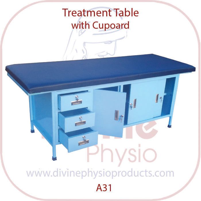 Treatment Table with Cupboard