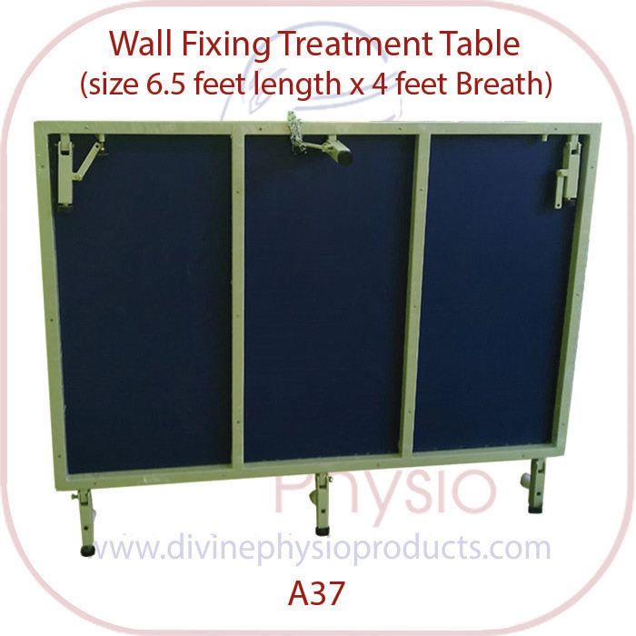 Rectangular Polished Mild Steel Wall Fixing Treatment Table