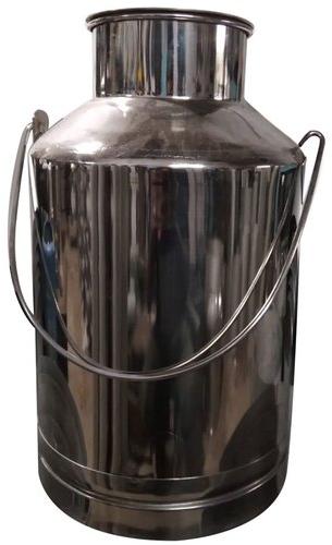 Stainless Steel Milk Can, Capacity : 20 Litre