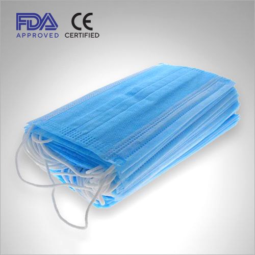 3 Ply Disposable Face Mask, for Coronavirus, Color : Blue