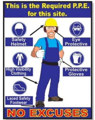 Coated Laminated Paper Construction Safety Poster, Shape : Rectangle at ...