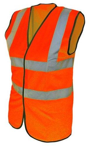 Polyester Road Safety Jacket, for Traffic Control, Wear Type : Reflective
