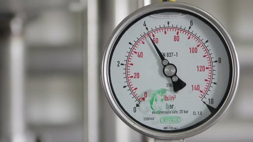 Air Pressure Gauge, Connection : Bottom Connection