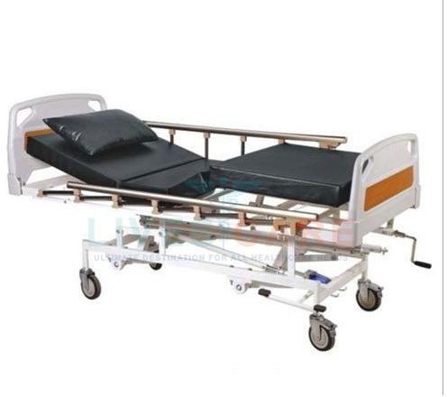 Livescare Stainless Steel ICU Bed Hi-Lo Hydraulic, for Hospitals