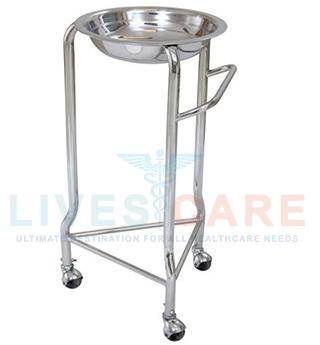 S.S. Single Wash Basin Stand/Trolley