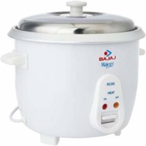 Bajaj Electric Rice Cooker, Color : White