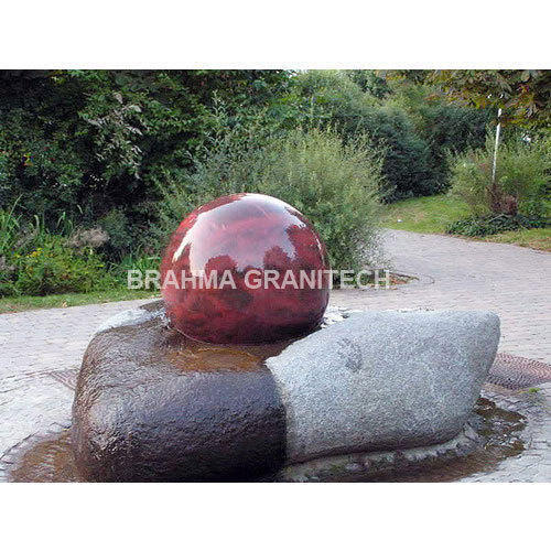 Granite Garden Ball Fountain
