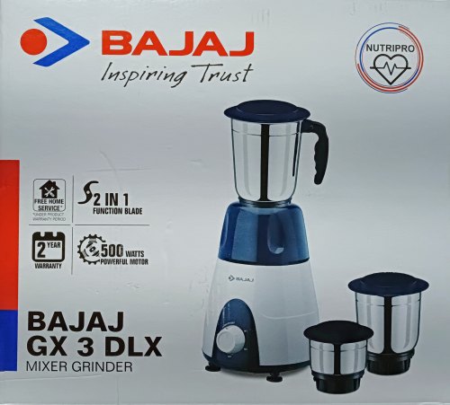 Bajaj Mixer Grinder, Certification : ISI