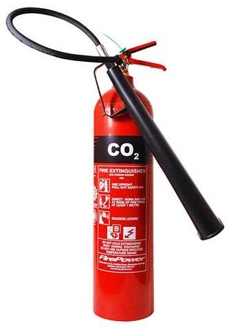 Carbon Steel CO2 Fire Extinguisher, Color : Red