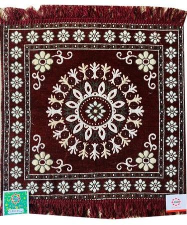 Velvet Prayer Aasan Carpet, Size : 22 x 22 Inch
