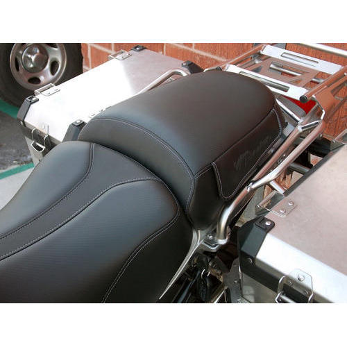 Plain Leather Seat Cover, Color : Black