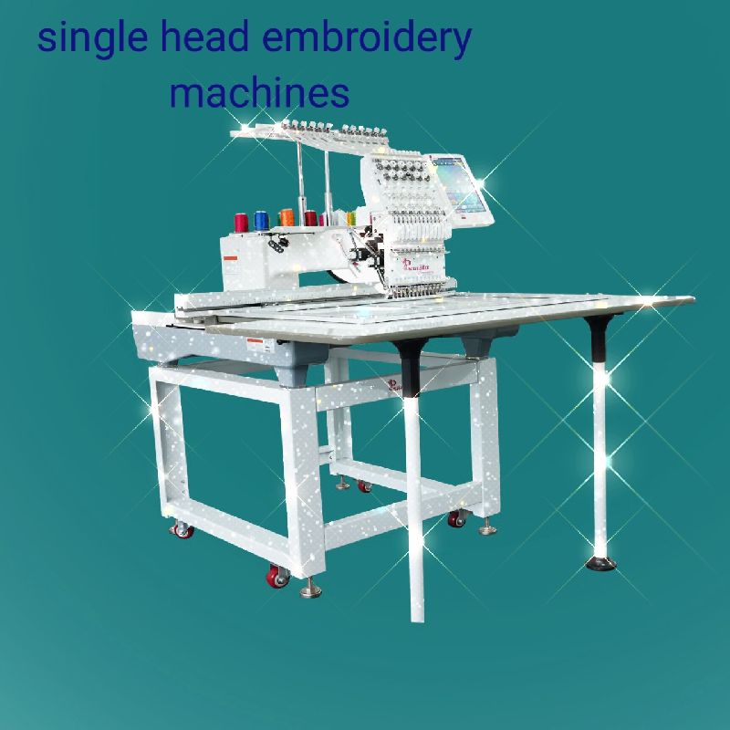 Automatic Best Computerized Embroidery Machines, Color : White at Rs 4