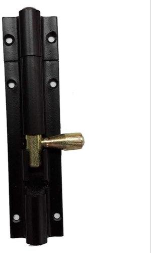 Mild Steel Tower Bolt, Color : Black