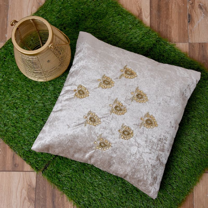 Manufacturer of Embroidered Cushion Covers from Moradabad, Uttar Pradesh by Unique Bharat